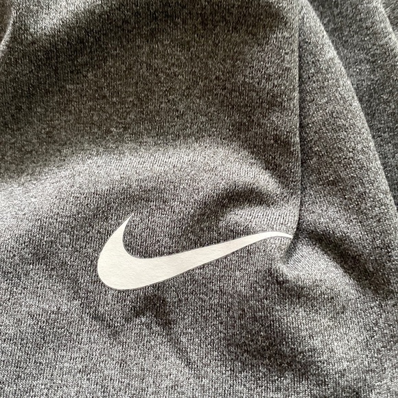 Nike Pro gray half zip pullover jacket lightly lined size Large - Picture 6 of 8